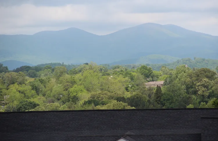Long Mountain and Gooch Mountain viewed from Dahlonega