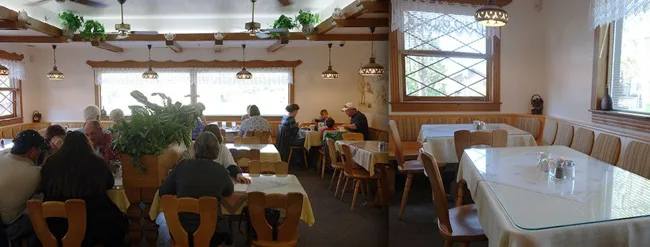Dining room at Hofer’s Bakery and Café