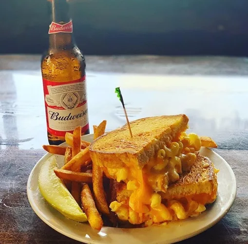 Sandwich and fries at Irish Bred Pub