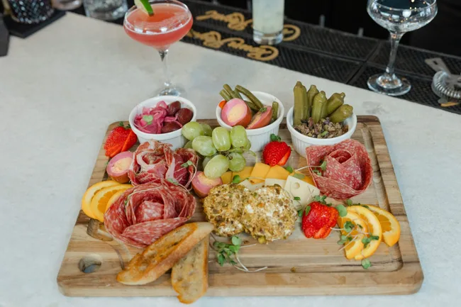 Food platter at Local Station in Braselton