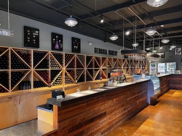 Georgia Winery tasting bar in Ringgold