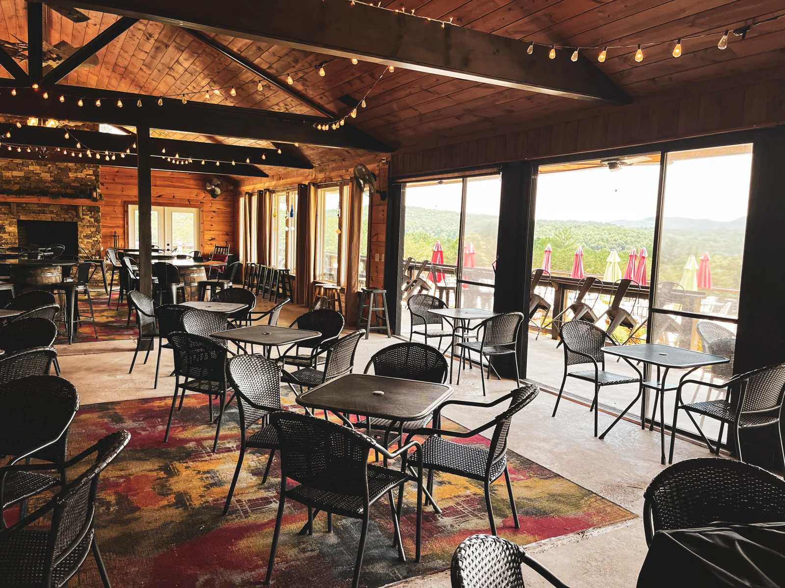 Ott winery tasting room interior